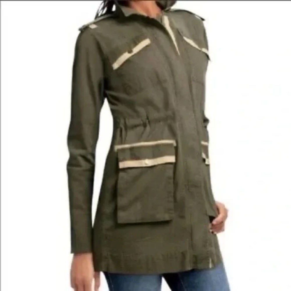 Cabi Green Military Jacket Sz M.